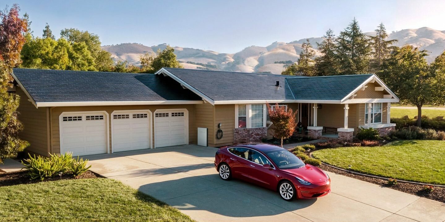 Tesla solar panel